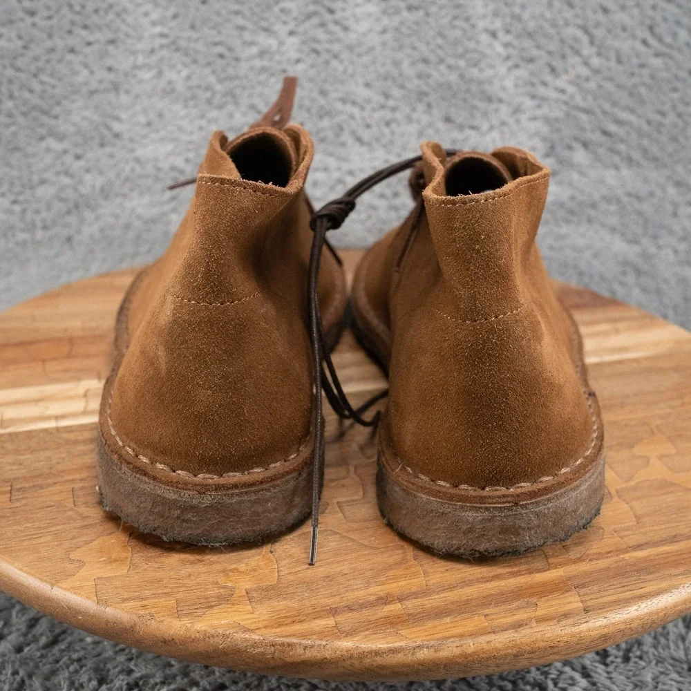 J.CREW MacAlister Desert Chukka Boots Sz 11 Men's Brown Suede Made in Italy